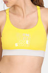 Zelocity Easy Movement Sports Bra - Cyber Yellow — thumbnail 5